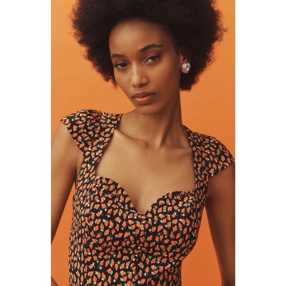 nwt ANTHROPOLOGIE MAEVE sz XL The Cecily in raspberries motif - Picture 2 of 4